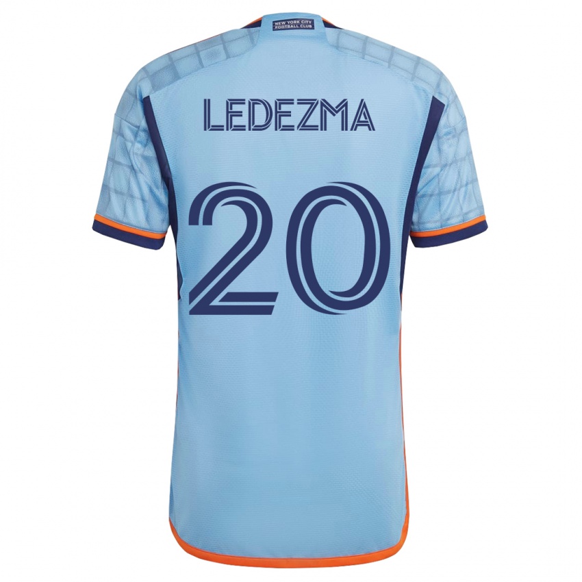 Hombre Camiseta Richard Ledezma #20 Azul 1ª Equipación 2023/24 La Camisa Perú
