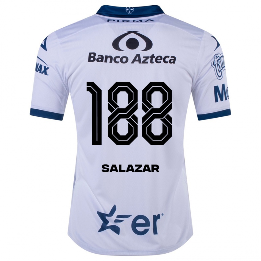 Hombre Camiseta Ronaldo Salazar #188 Blanco 1ª Equipación 2023/24 La Camisa Perú