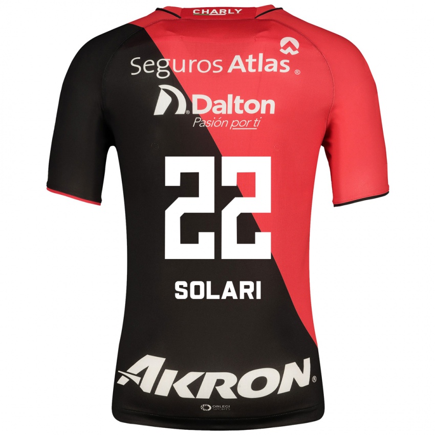 Hombre Camiseta Augusto Solari #22 Negro 1ª Equipación 2023/24 La Camisa Perú
