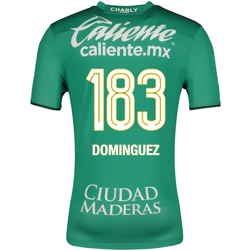 Hombre Camiseta Jesús Domínguez #183 Verde 1ª Equipación 2023/24 La Camisa Perú