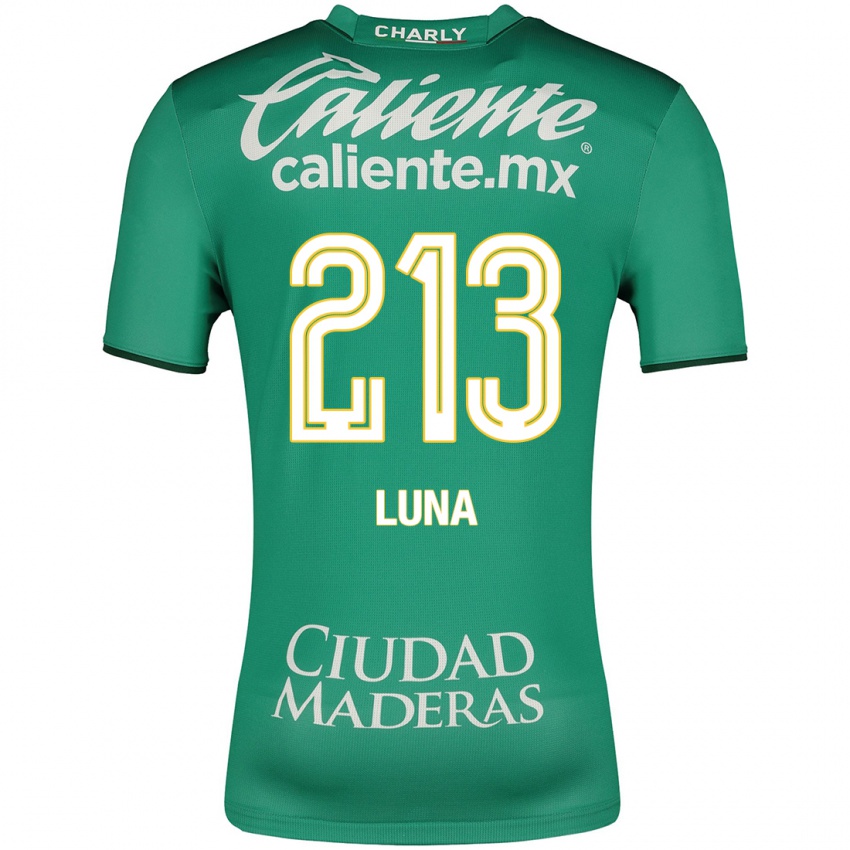 Hombre Camiseta Diego Luna #213 Verde 1ª Equipación 2023/24 La Camisa Perú