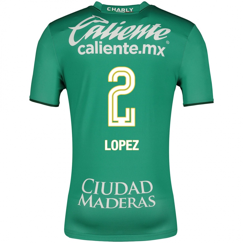 Hombre Camiseta Vanessa Lopez #2 Verde 1ª Equipación 2023/24 La Camisa Perú