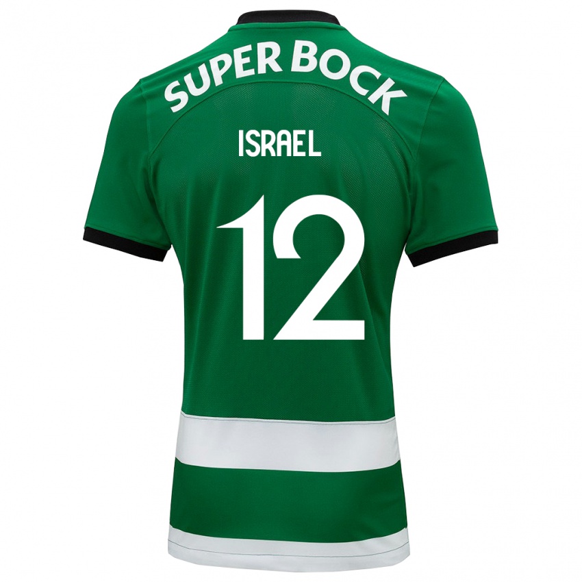 Hombre Camiseta Franco Israel #12 Verde 1ª Equipación 2023/24 La Camisa Perú