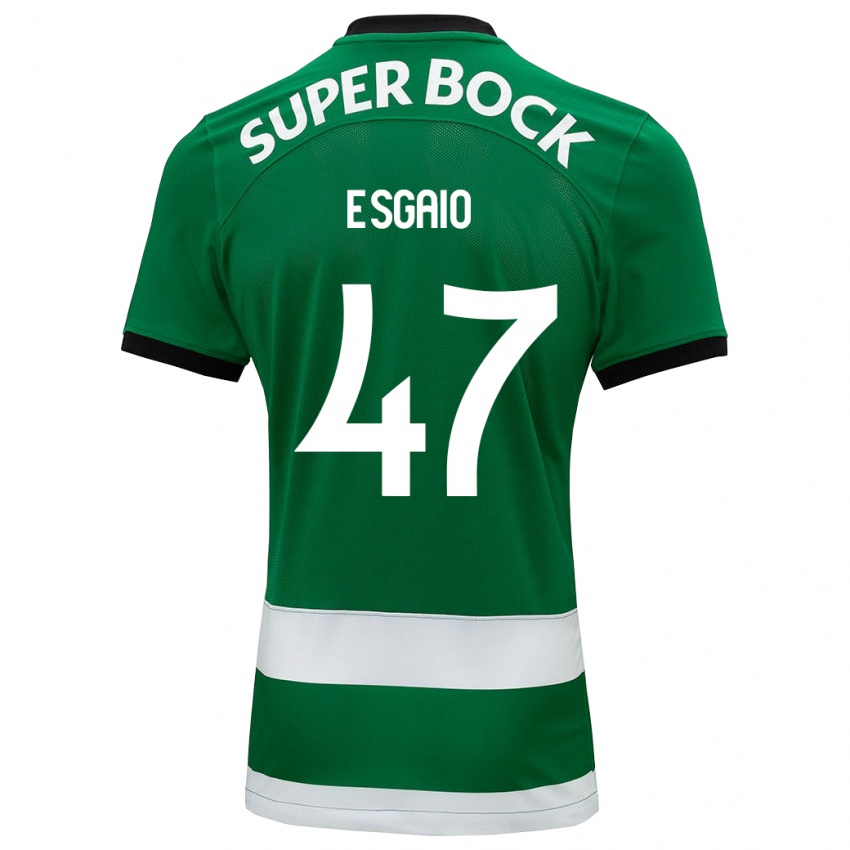 Hombre Camiseta Ricardo Esgaio #47 Verde 1ª Equipación 2023/24 La Camisa Perú