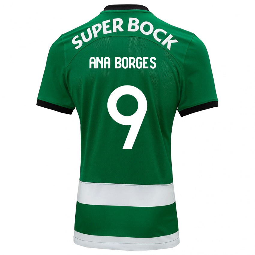 Hombre Camiseta Ana Catarina Marques Borges #9 Verde 1ª Equipación 2023/24 La Camisa Perú