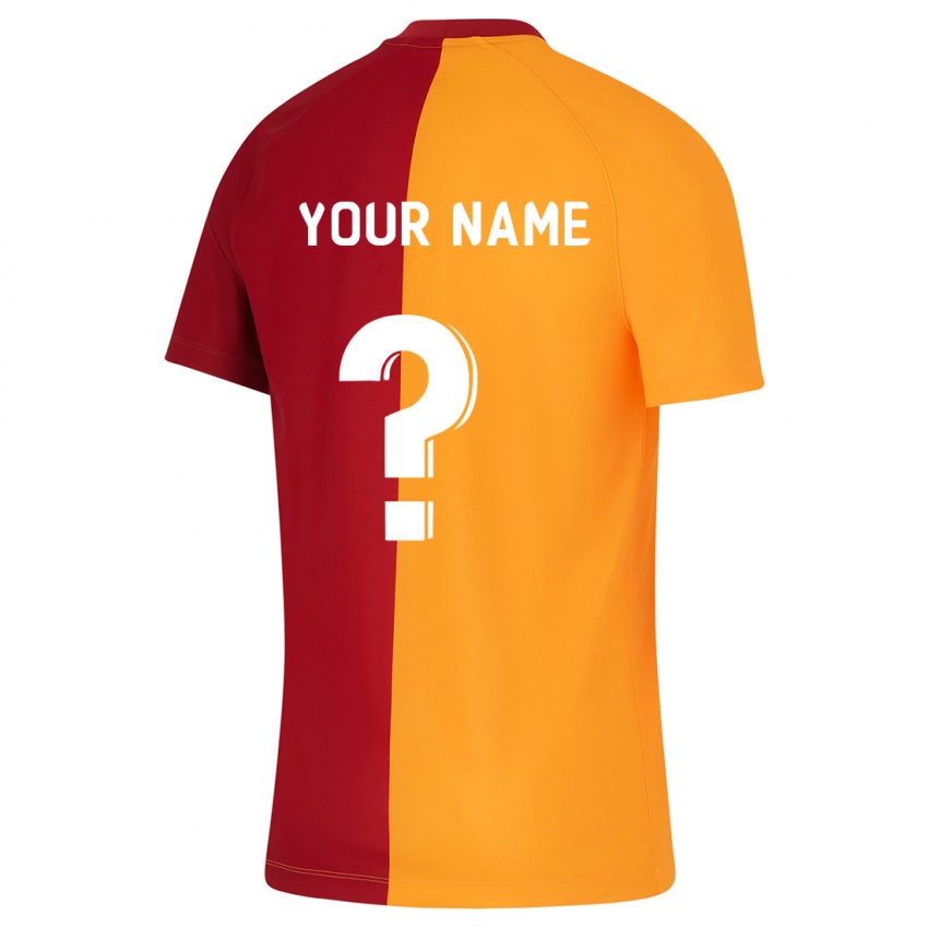 Hombre Camiseta Su Nombre #0 Naranja 1ª Equipación 2023/24 La Camisa Perú