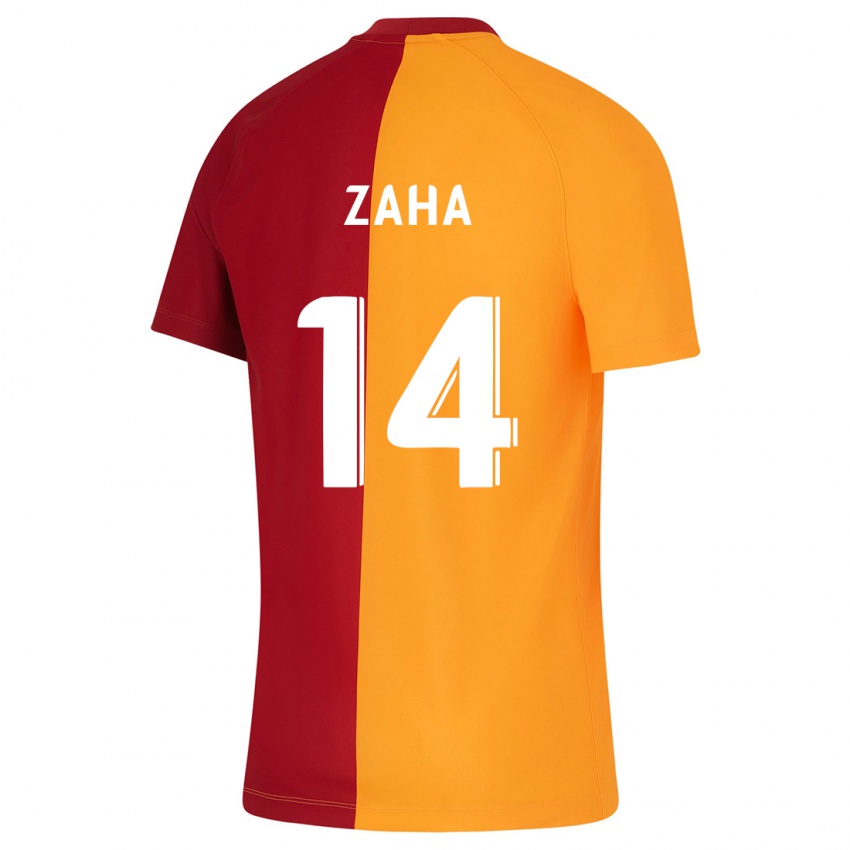 Hombre Camiseta Wilfried Zaha #14 Naranja 1ª Equipación 2023/24 La Camisa Perú