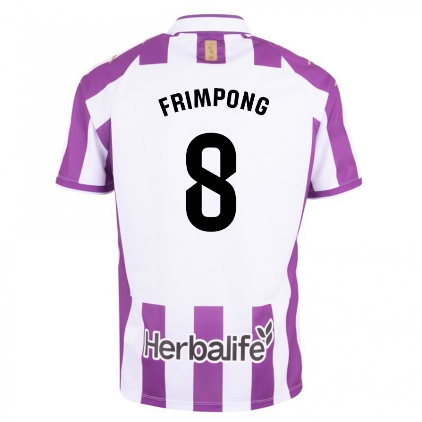 Hombre Camiseta Eugene Frimpong #8 Morado 1ª Equipación 2023/24 La Camisa Perú