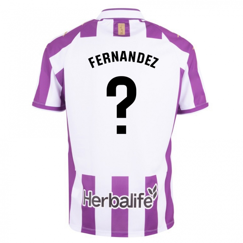 Hombre Camiseta Samu Fernández #0 Morado 1ª Equipación 2023/24 La Camisa Perú