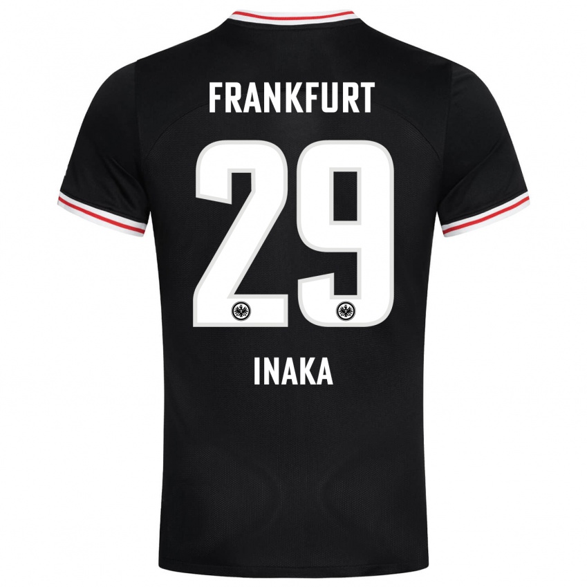 Hombre Camiseta Arthur Inaka #29 Negro 2ª Equipación 2023/24 La Camisa Perú