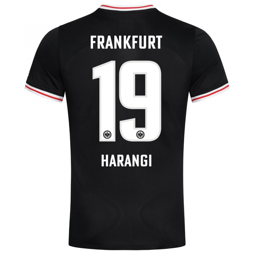 Hombre Camiseta Aiden Harangi #19 Negro 2ª Equipación 2023/24 La Camisa Perú