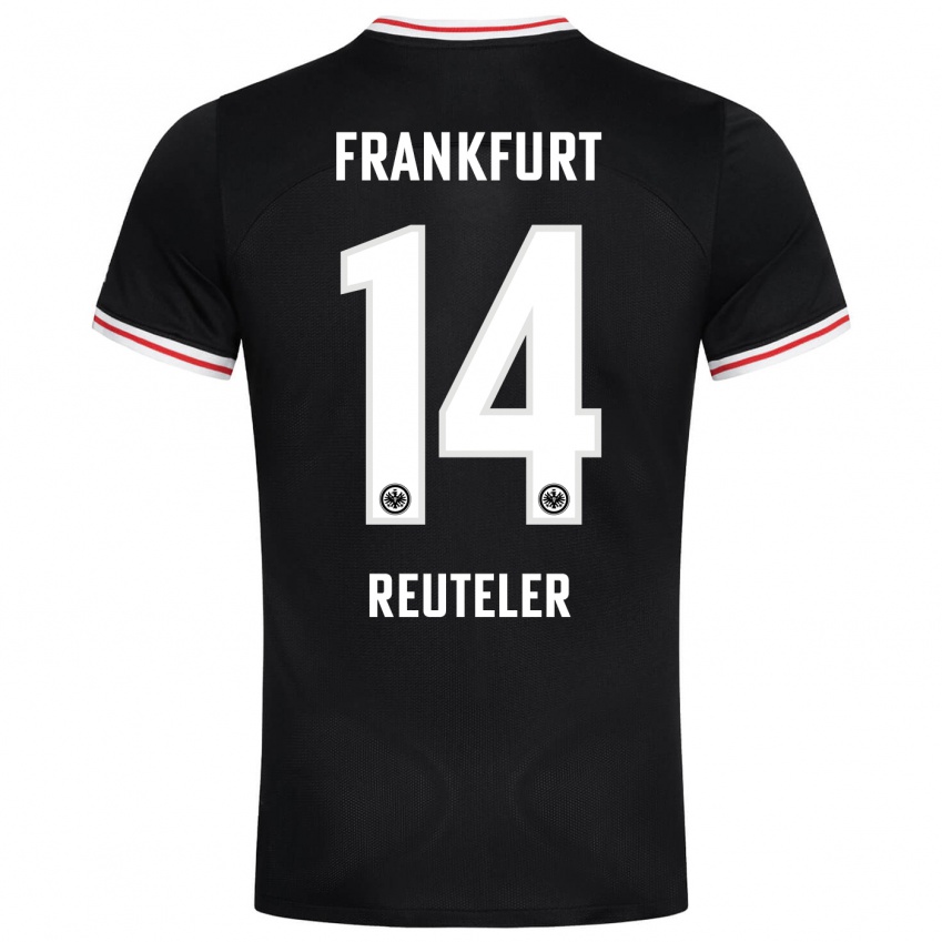 Hombre Camiseta Geraldine Reuteler #14 Negro 2ª Equipación 2023/24 La Camisa Perú