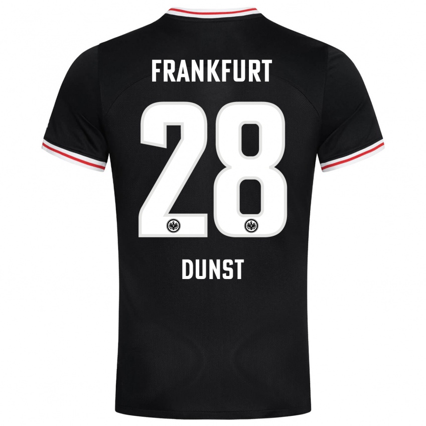 Hombre Camiseta Barbara Dunst #28 Negro 2ª Equipación 2023/24 La Camisa Perú