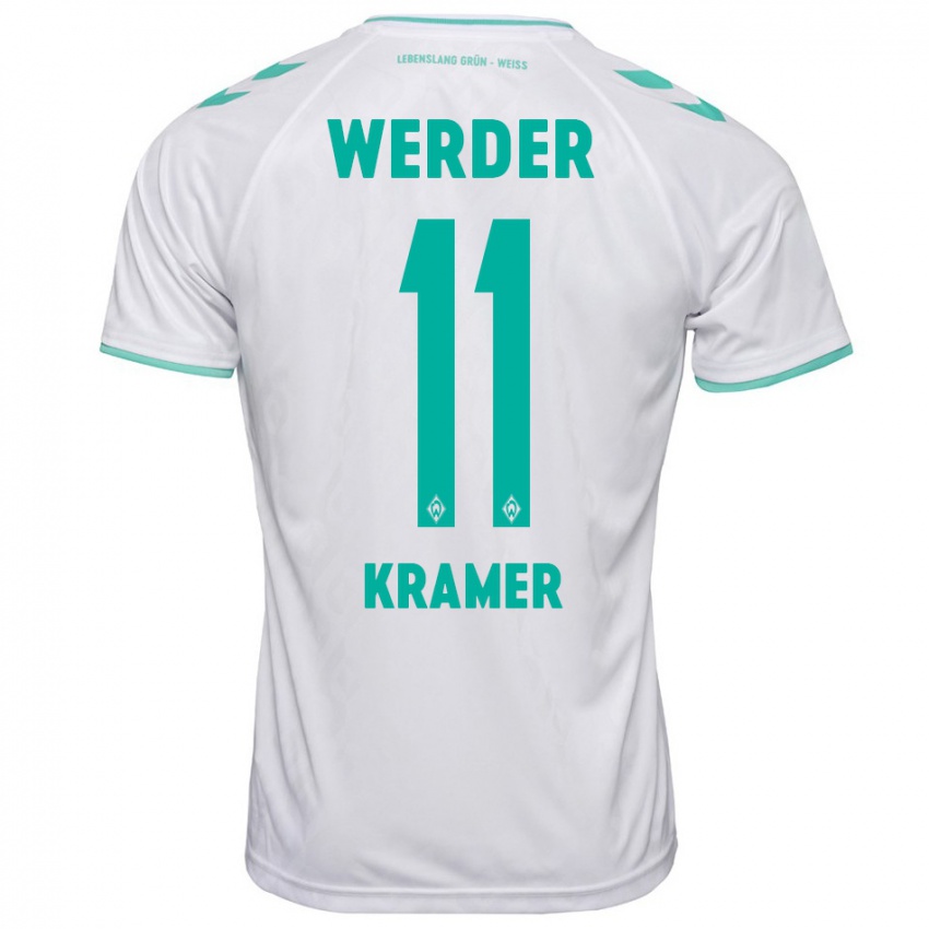 Hombre Camiseta Levi-Marinus Kramer #11 Blanco 2ª Equipación 2023/24 La Camisa Perú