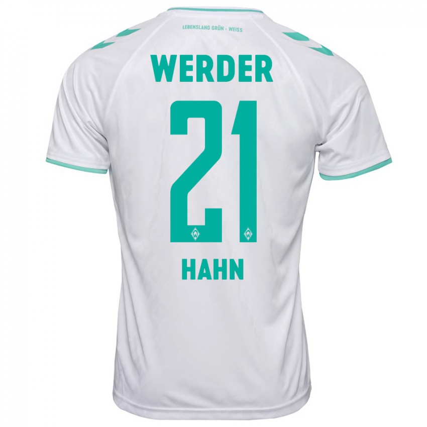 Hombre Camiseta Chiara Hahn #21 Blanco 2ª Equipación 2023/24 La Camisa Perú