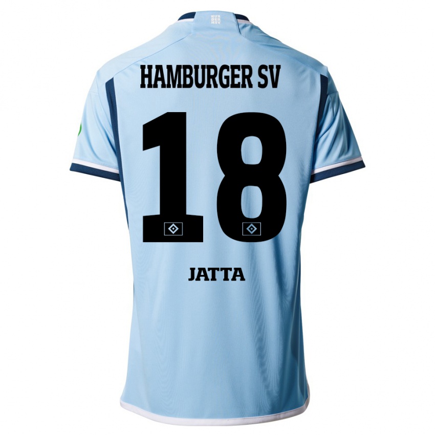 Hombre Camiseta Bakery Jatta #18 Azul 2ª Equipación 2023/24 La Camisa Perú