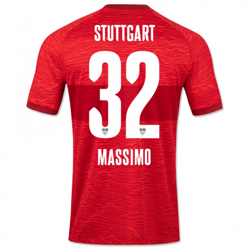 Hombre Camiseta Roberto Massimo #32 Rojo 2ª Equipación 2023/24 La Camisa Perú