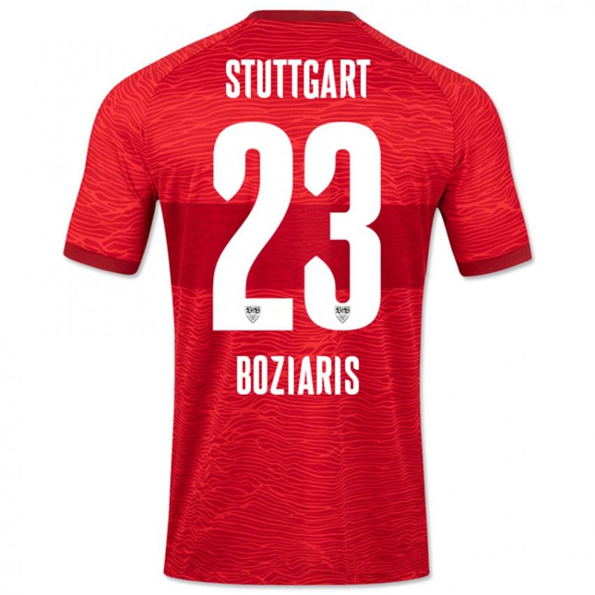 Hombre Camiseta Giannis Boziaris #23 Rojo 2ª Equipación 2023/24 La Camisa Perú