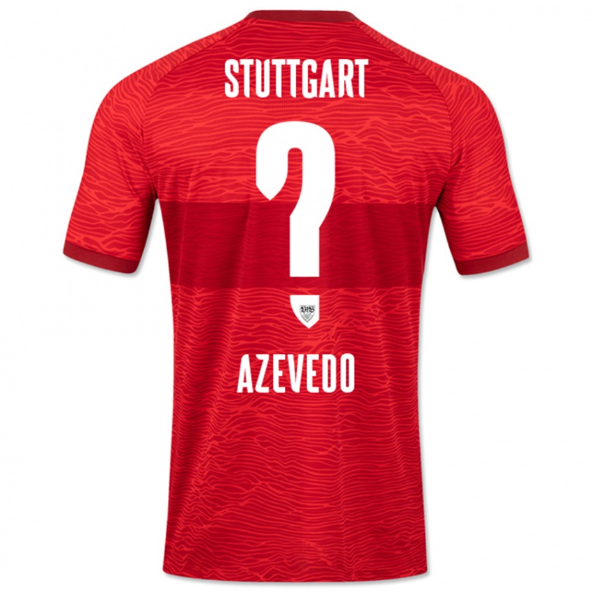 Hombre Camiseta Alexandre Azevedo #0 Rojo 2ª Equipación 2023/24 La Camisa Perú