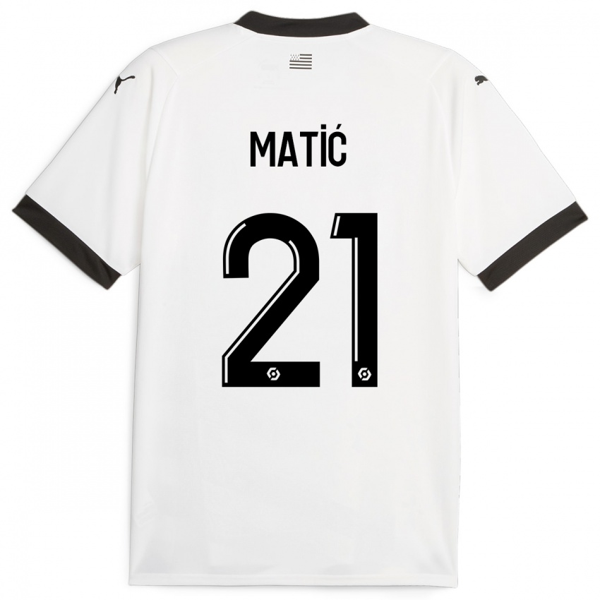 Hombre Camiseta Nemanja Matic #21 Blanco 2ª Equipación 2023/24 La Camisa Perú