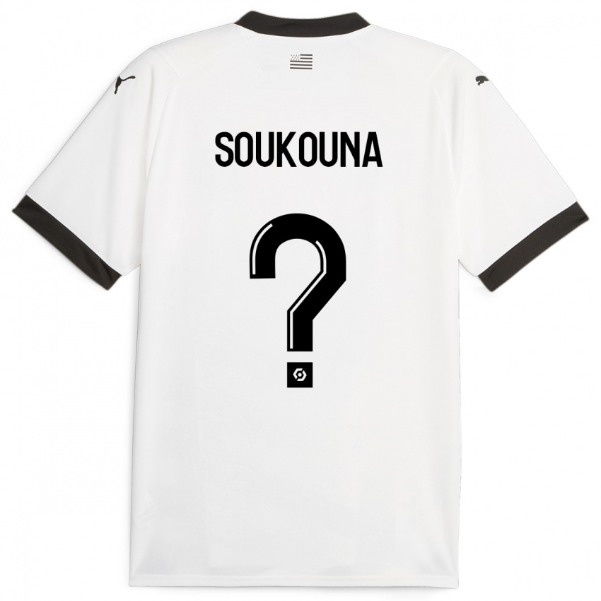 Hombre Camiseta Isiaka Soukouna #0 Blanco 2ª Equipación 2023/24 La Camisa Perú