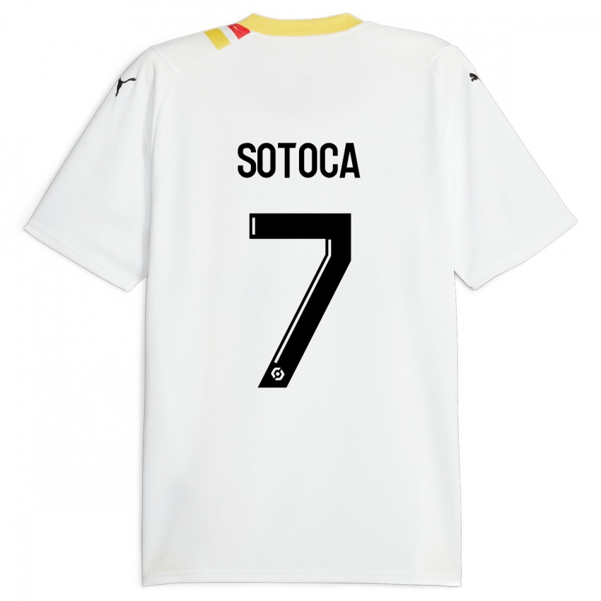 Hombre Camiseta Florian Sotoca #7 Negro 2ª Equipación 2023/24 La Camisa Perú