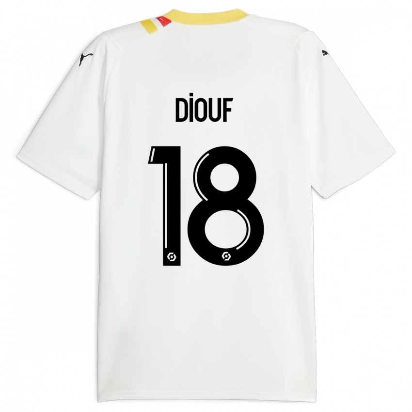 Hombre Camiseta Andy Diouf #18 Negro 2ª Equipación 2023/24 La Camisa Perú