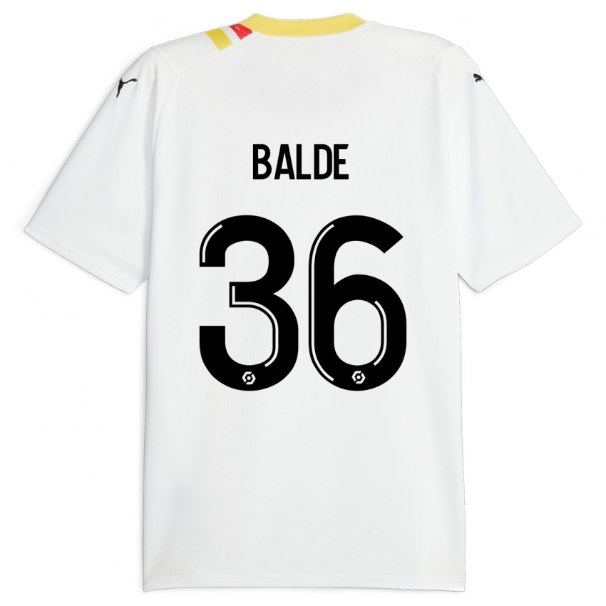 Hombre Camiseta Ibrahima Baldé #36 Negro 2ª Equipación 2023/24 La Camisa Perú