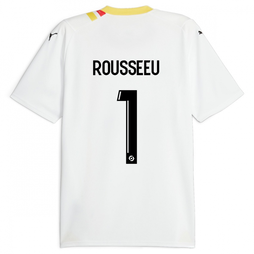 Hombre Camiseta Justine Rousseeu #1 Negro 2ª Equipación 2023/24 La Camisa Perú