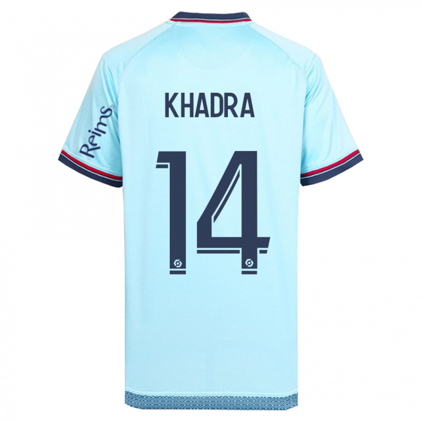 Hombre Camiseta Reda Khadra #14 Cielo Azul 2ª Equipación 2023/24 La Camisa Perú