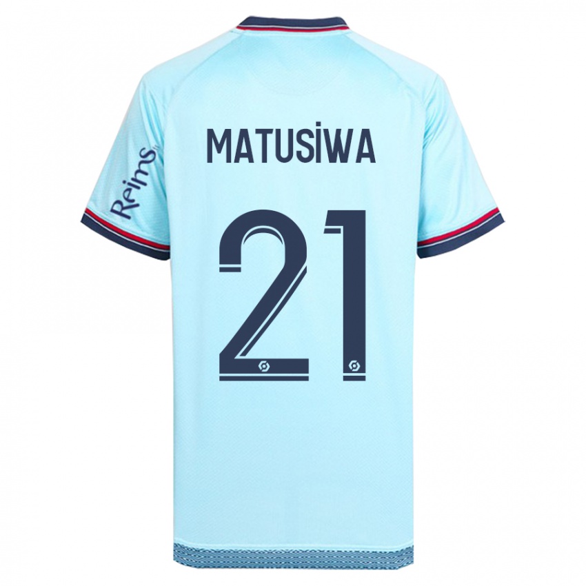 Hombre Camiseta Azor Matusiwa #21 Cielo Azul 2ª Equipación 2023/24 La Camisa Perú