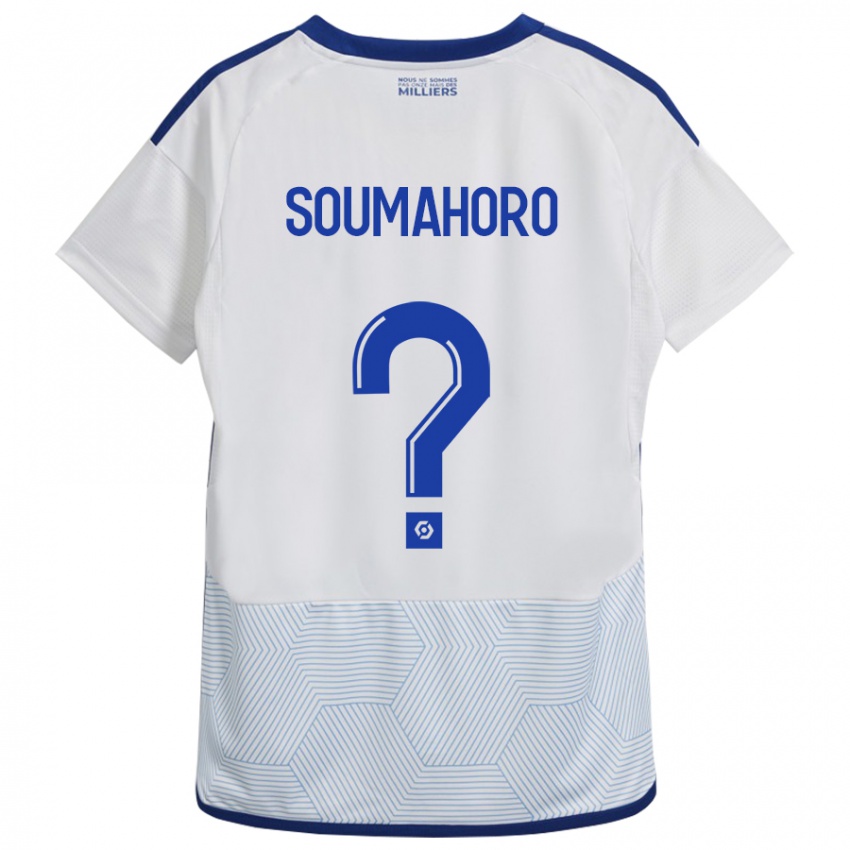 Hombre Camiseta Mohamed Soumahoro #0 Blanco 2ª Equipación 2023/24 La Camisa Perú