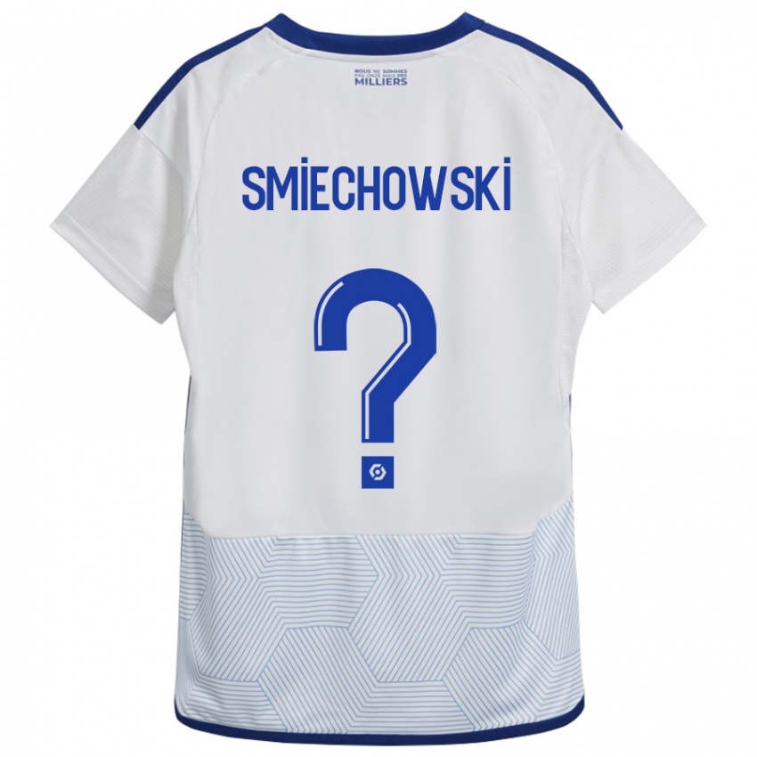 Hombre Camiseta Artur Smiechowski #0 Blanco 2ª Equipación 2023/24 La Camisa Perú