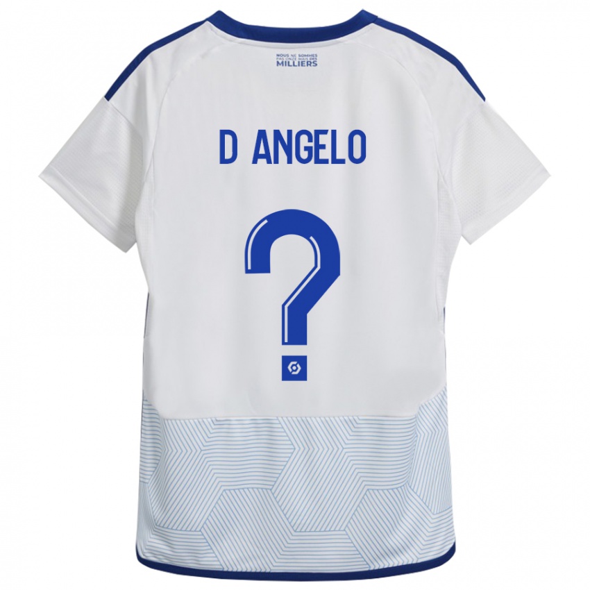 Hombre Camiseta Gianni D'angelo #0 Blanco 2ª Equipación 2023/24 La Camisa Perú