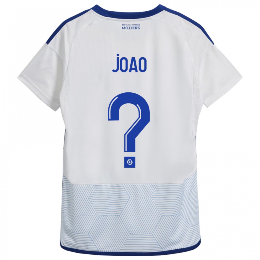 Hombre Camiseta Tchoula Joâo #0 Blanco 2ª Equipación 2023/24 La Camisa Perú