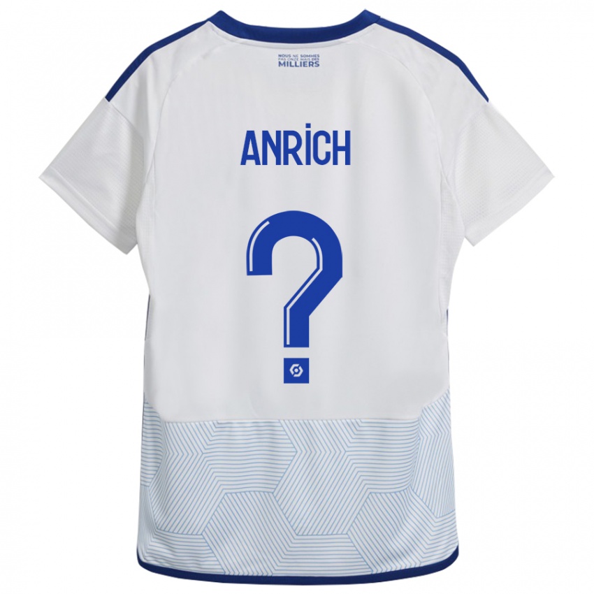 Hombre Camiseta Melchior Anrich #0 Blanco 2ª Equipación 2023/24 La Camisa Perú