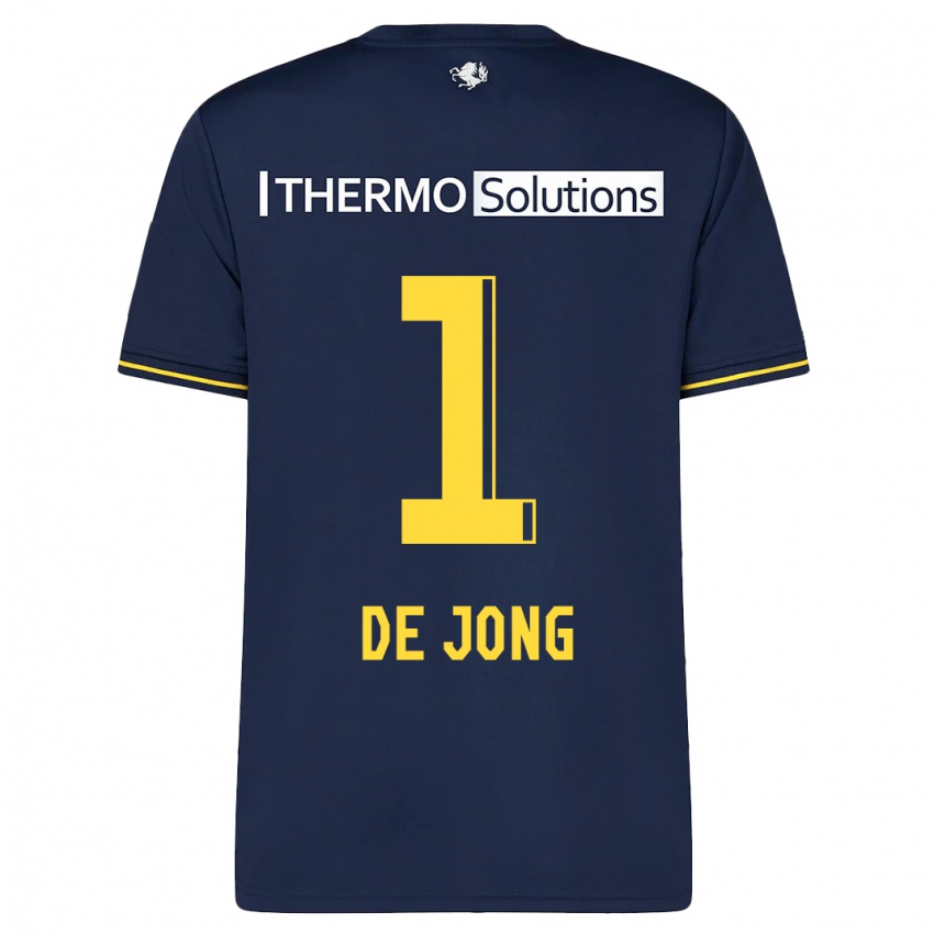 Hombre Camiseta Daniëlle De Jong #1 Armada 2ª Equipación 2023/24 La Camisa Perú