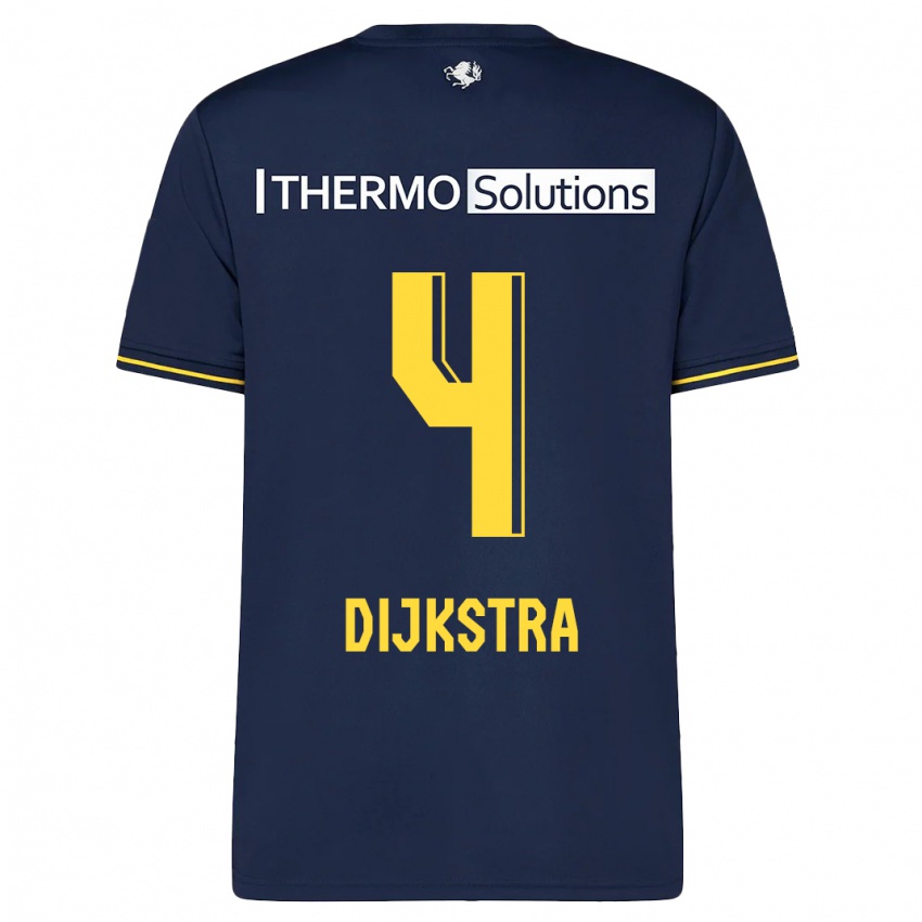 Hombre Camiseta Caitlin Dijkstra #4 Armada 2ª Equipación 2023/24 La Camisa Perú