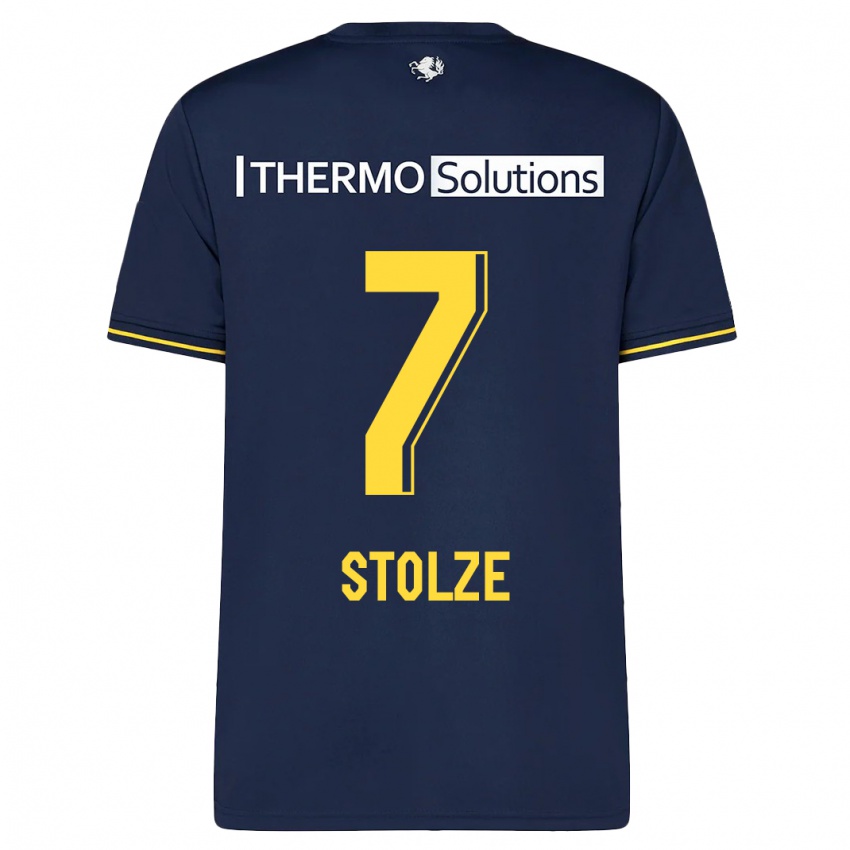 Hombre Camiseta Anna-Lena Stolze #7 Armada 2ª Equipación 2023/24 La Camisa Perú