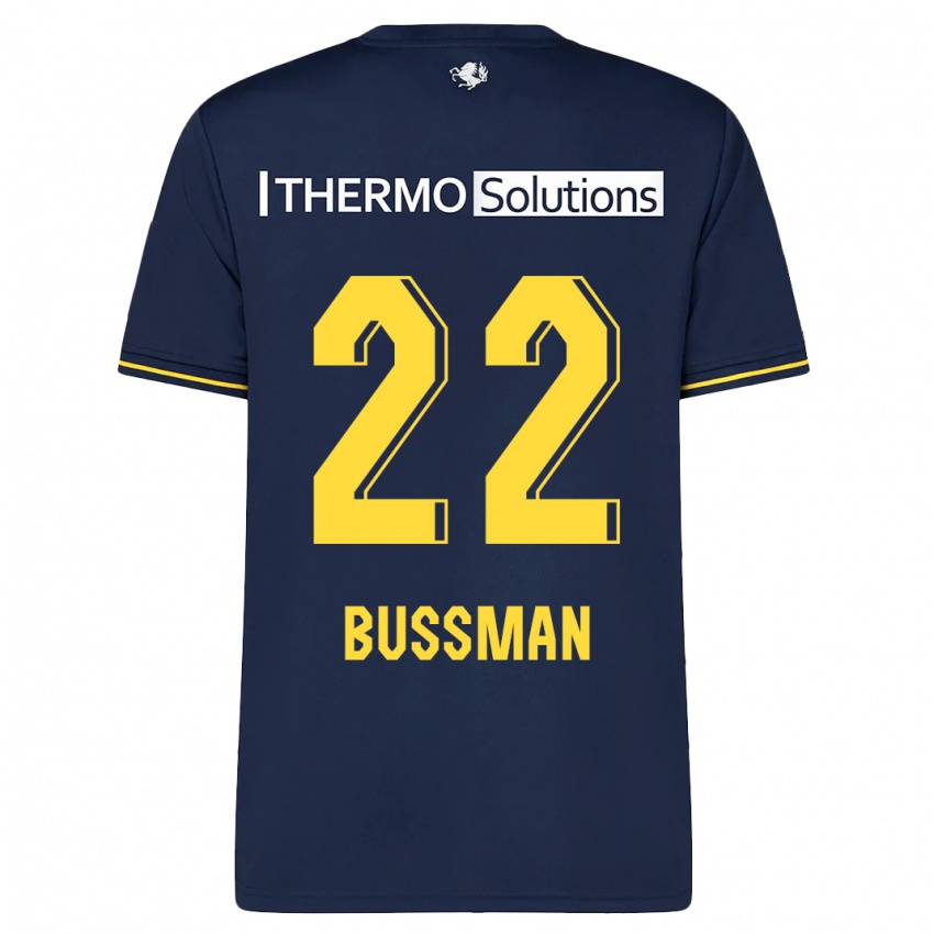 Hombre Camiseta Fiene Bussman #22 Armada 2ª Equipación 2023/24 La Camisa Perú
