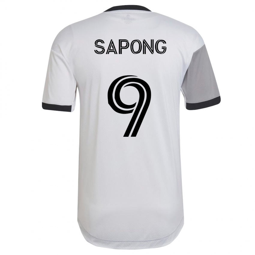 Hombre Camiseta C.j. Sapong #9 Blanco 2ª Equipación 2023/24 La Camisa Perú