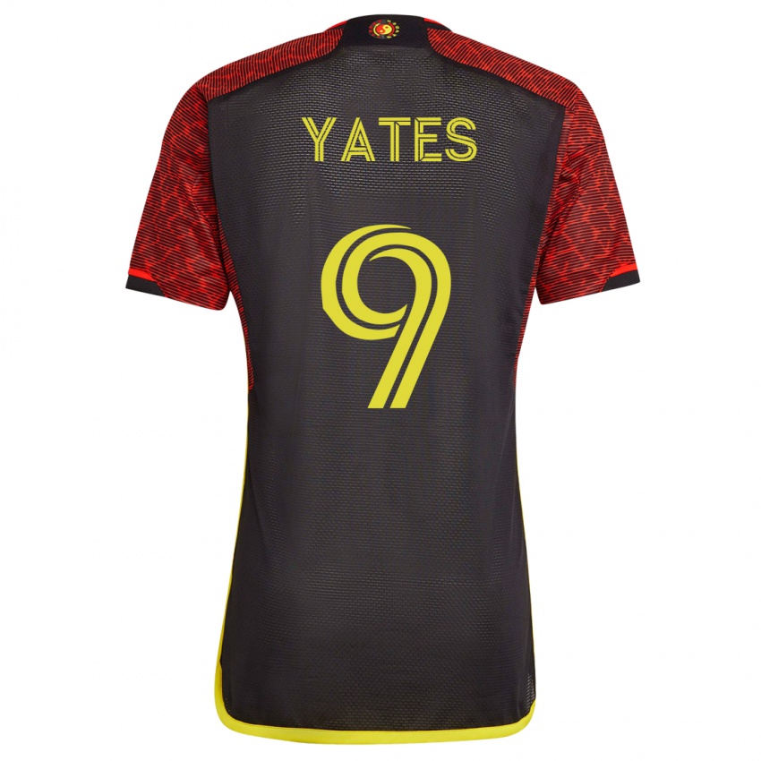 Hombre Camiseta Summer Yates #9 Naranja 2ª Equipación 2023/24 La Camisa Perú