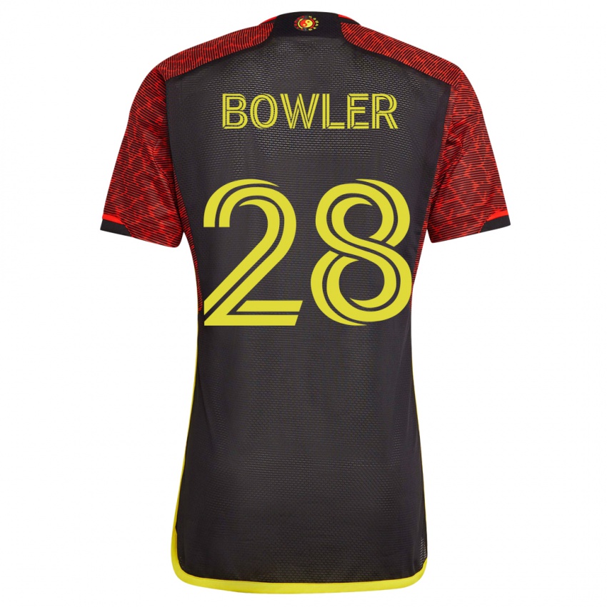 Hombre Camiseta Rachel Bowler #28 Naranja 2ª Equipación 2023/24 La Camisa Perú