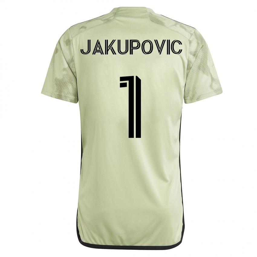 Hombre Camiseta Eldin Jakupovic #1 Verde 2ª Equipación 2023/24 La Camisa Perú