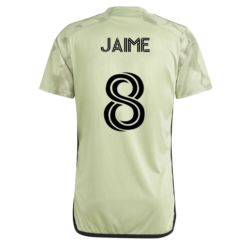 Hombre Camiseta Christopher Jaime #8 Verde 2ª Equipación 2023/24 La Camisa Perú