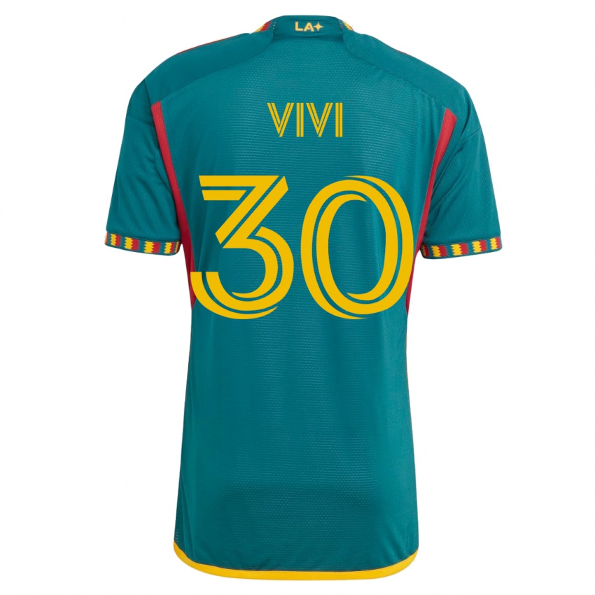 Hombre Camiseta Gino Vivi #30 Verde 2ª Equipación 2023/24 La Camisa Perú