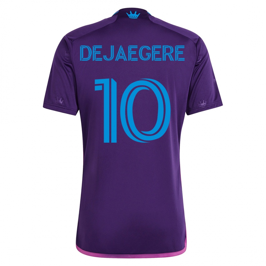 Hombre Camiseta Brecht Dejaegere #10 Violeta 2ª Equipación 2023/24 La Camisa Perú