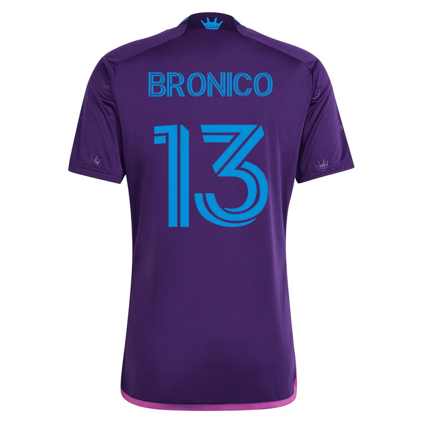 Hombre Camiseta Brandt Bronico #13 Violeta 2ª Equipación 2023/24 La Camisa Perú
