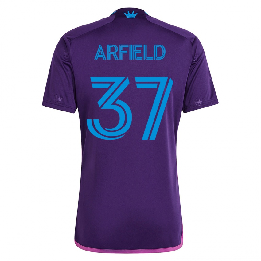 Hombre Camiseta Scott Arfield #37 Violeta 2ª Equipación 2023/24 La Camisa Perú