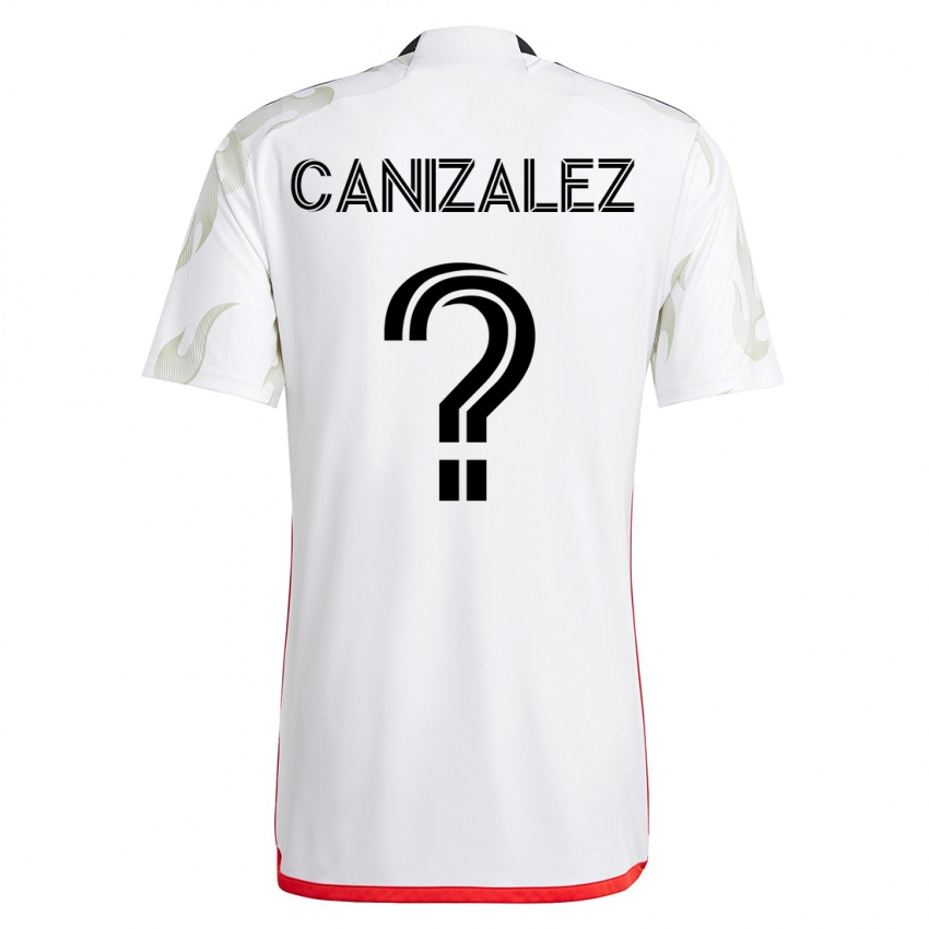 Hombre Camiseta Henry Canizalez #0 Blanco 2ª Equipación 2023/24 La Camisa Perú